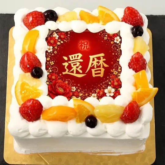 洋菓子のミロの還暦ケーキ 5号