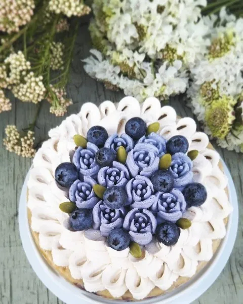 フォーチュンキッチンのブルーベリーチーズケーキ 15cm
