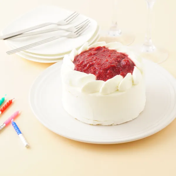菓子工房グラングランのイチゴのバースデーケーキ 4号