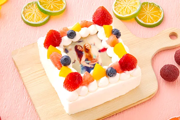 Cake.jp ORIGINAL フォトケーキ「Pix」 4号