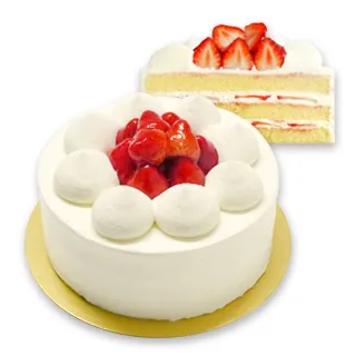 アルションのデコレーションケーキ（いちご）